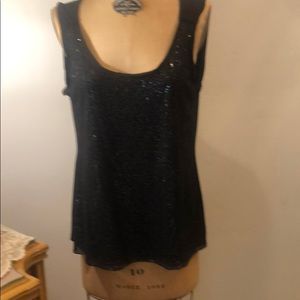 Beautiful designer black sequins top